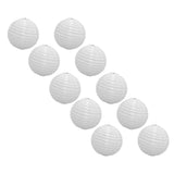 10 Pcs Paper Lanterns 8 Inch Pure White Hand Painted Round Paper Lanterns Birthday Halloween Family Party Decoration In Australia - Darrahopens