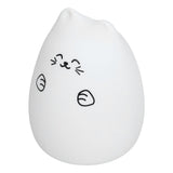 LED Cat Shape Lamp Colorful Silicone Tap Night Light USB Charging Ambient Lighting for Home Bedroom Use In Australia - Darrahopens