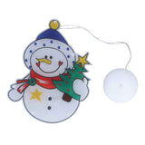 Christmas Snowman LED Window Light Battery Powered Hanging Light with Suction Cup for Christmas Tree Party Room In Australia - Darrahopens
