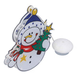 Christmas Snowman LED Window Light Battery Powered Hanging Light with Suction Cup for Christmas Tree Party Room In Australia - Darrahopens