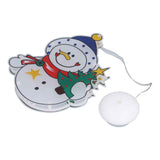 Christmas Snowman LED Window Light Battery Powered Hanging Light with Suction Cup for Christmas Tree Party Room In Australia - Darrahopens