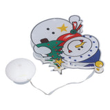 Christmas Snowman LED Window Light Battery Powered Hanging Light with Suction Cup for Christmas Tree Party Room In Australia - Darrahopens