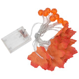 Maple Leaf String Light with Constant Light Flashing Dual Modes Indoor Outdoor Holiday Party Decors(3 m 9.8ft 20LED )