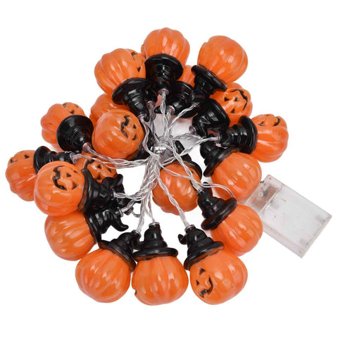 20LED Pumpkin String Light 3 Meters Dual Mode Decorative Light for Festival Home Halloween In Australia - Darrahopens