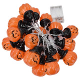 20LED Pumpkin String Light 3 Meters Dual Mode Decorative Light for Festival Home Halloween