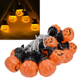 20LED Pumpkin String Light 3 Meters Dual Mode Decorative Light for Festival Home Halloween