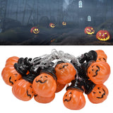 20LED Pumpkin String Light 3 Meters Dual Mode Decorative Light for Festival Home Halloween