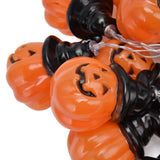 20LED Pumpkin String Light 3 Meters Dual Mode Decorative Light for Festival Home Halloween