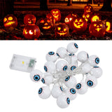 20LED String Light 9.8ft Halloween Ghost Eyeball String Light Bedroom Christmas String Light for Festival Decoration