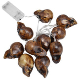 LED Skull String Light 10LEDs Horrible Lifelike Battery Powered Halloween Light for Outdoor Party Yard In Australia - Darrahopens