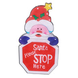 LED Christmas Decoration Light Santa Claus Lighted Window Decoration Battery Powered with Suction Cup for Christmas Decoration In Australia - Darrahopens