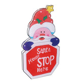 LED Christmas Decoration Light Santa Claus Lighted Window Decoration Battery Powered with Suction Cup for Christmas Decoration In Australia - Darrahopens
