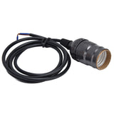 Chandelier Lamp Holder 110V to 240V Retro Ceiling Hanging Light Bulb Socket BasePearl Black In Australia - Darrahopens
