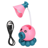 LED Desk Lamp Octopus Shaped Foldable Multifunctional Warm White Light USB Charging Cute Desk LampPink In Australia - Darrahopens