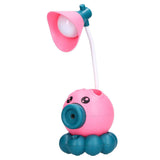 LED Desk Lamp Octopus Shaped Foldable Multifunctional Warm White Light USB Charging Cute Desk LampPink In Australia - Darrahopens