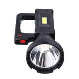 Spotlight Flashlight USB Charging Dual Light Source Smart Battery Display Multi Speed Mode Flash Light In Australia - Darrahopens