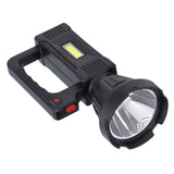 Spotlight Flashlight USB Charging Dual Light Source Smart Battery Display Multi Speed Mode Flash Light In Australia - Darrahopens
