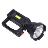 Spotlight Flashlight USB Charging Dual Light Source Smart Battery Display Multi Speed Mode Flash Light In Australia - Darrahopens