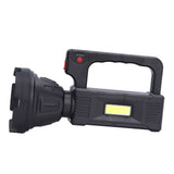 Spotlight Flashlight USB Charging Dual Light Source Smart Battery Display Multi Speed Mode Flash Light In Australia - Darrahopens