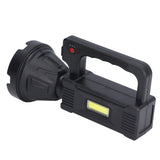 Spotlight Flashlight USB Charging Dual Light Source Smart Battery Display Multi Speed Mode Flash Light In Australia - Darrahopens