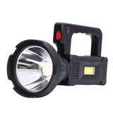 Spotlight Flashlight USB Charging Dual Light Source Smart Battery Display Multi Speed Mode Flash Light In Australia - Darrahopens