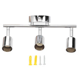 3 LED Track Light Base Adjustable Flexibly Rotatable 3 Way Ceiling Spotlight Base for Bedroom Dining Living Room Mall In Australia - Darrahopens