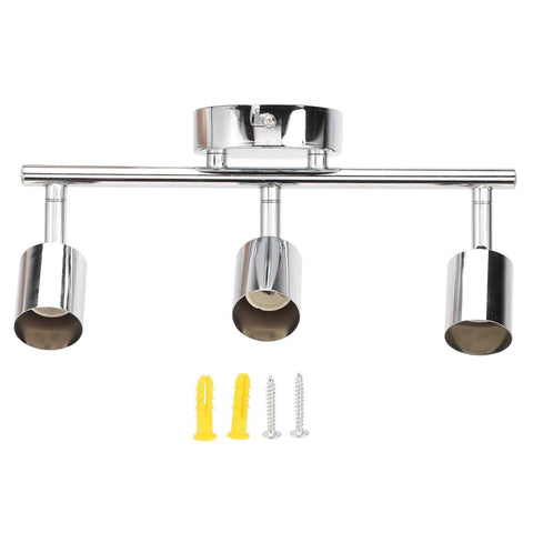 3 LED Track Light Base Adjustable Flexibly Rotatable 3 Way Ceiling Spotlight Base for Bedroom Dining Living Room Mall In Australia - Darrahopens