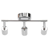 3 LED Track Light Base Adjustable Flexibly Rotatable 3 Way Ceiling Spotlight Base for Bedroom Dining Living Room Mall