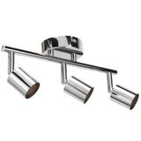 3 LED Track Light Base Adjustable Flexibly Rotatable 3 Way Ceiling Spotlight Base for Bedroom Dining Living Room Mall