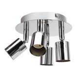 GU10 Lamp Holder 4 Head Ceiling Light Base Adjustable Lamp Holder for Bedroom Kitchen 85‑265V