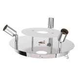 GU10 Household Ceiling Lamp 3 Heads Round Ceiling Lamp Modern Ceiling Light for Bedroom Living Room 85‑265V In Australia - Darrahopens