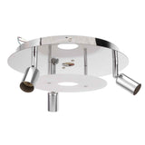 GU10 Household Ceiling Lamp 3 Heads Round Ceiling Lamp Modern Ceiling Light for Bedroom Living Room 85‑265V In Australia - Darrahopens