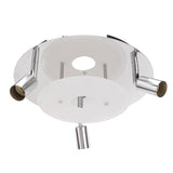 GU10 Household Ceiling Lamp 3 Heads Round Ceiling Lamp Modern Ceiling Light for Bedroom Living Room 85‑265V