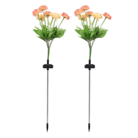 2 Pcs Solar Garden Lights LED Solar Flower Lights for Garden Patio Lawn Yard Pathway In Australia - Darrahopens