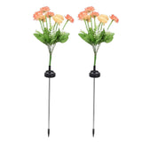 2 Pcs Solar Garden Lights LED Solar Flower Lights for Garden Patio Lawn Yard Pathway In Australia - Darrahopens