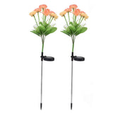 2 Pcs Solar Garden Lights LED Solar Flower Lights for Garden Patio Lawn Yard Pathway In Australia - Darrahopens