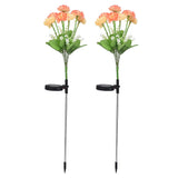 2 Pcs Solar Garden Lights LED Solar Flower Lights for Garden Patio Lawn Yard Pathway In Australia - Darrahopens