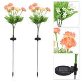 2 Pcs Solar Garden Lights LED Solar Flower Lights for Garden Patio Lawn Yard Pathway In Australia - Darrahopens