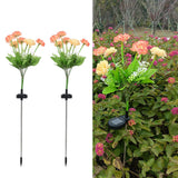 2 Pcs Solar Garden Lights LED Solar Flower Lights for Garden Patio Lawn Yard Pathway