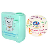 Happy Birthday Projector Mini Birthday Projection Lamp Portable Kids Projection Light for HouseholdRound 1 Green In Australia - Darrahopens