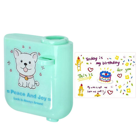 Happy Birthday Projector Mini Birthday Projection Lamp Portable Kids Projection Light for HouseholdSquare 1 Green In Australia - Darrahopens