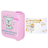 Happy Birthday Projector Mini Birthday Projection Lamp Portable Kids Projection Light for HouseholdSquare 2 Pink In Australia - Darrahopens