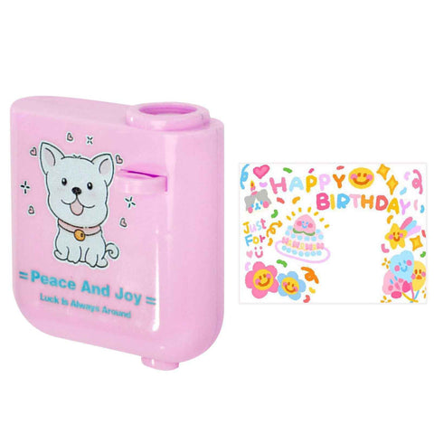 Happy Birthday Projector Mini Birthday Projection Lamp Portable Kids Projection Light for HouseholdSquare 3 Pink In Australia - Darrahopens