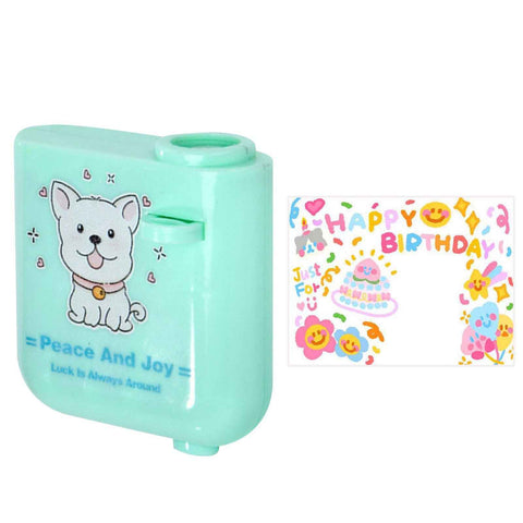 Happy Birthday Projector Mini Birthday Projection Lamp Portable Kids Projection Light for HouseholdSquare 3 Green In Australia - Darrahopens