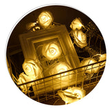 LED String Light Imitation Rose String Light Wedding String Light Festival Decoration LightWarm White In Australia - Darrahopens