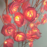 LED String Light Imitation Rose String Light Wedding String Light Festival Decoration LightPink In Australia - Darrahopens
