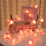 LED String Light Imitation Rose String Light Wedding String Light Festival Decoration LightPink In Australia - Darrahopens