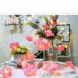LED String Light Imitation Rose String Light Wedding String Light Festival Decoration LightPink In Australia - Darrahopens