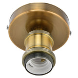 Vintage E26 E27 Lamp Socket Ceiling Lamp Holder with Accessories for Kitchen Bedroom Living Room 100‑240VAntique Gold In Australia - Darrahopens