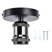 Vintage E26 E27 Lamp Socket Ceiling Lamp Holder with Accessories for Kitchen Bedroom Living Room 100‑240VBlack In Australia - Darrahopens
